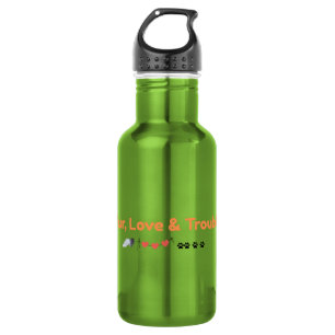 Botella de agua de acero Fur Love & Trouble Pet Lo