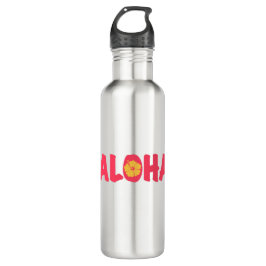 Botella de agua de acero inoxidable Aloha