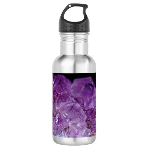 Botella de agua de acero inoxidable Amethyst Cryst
