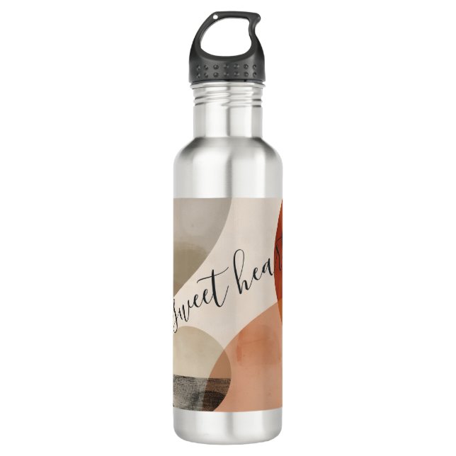 Botella de agua de acero inoxidable bohemia person (Anverso)