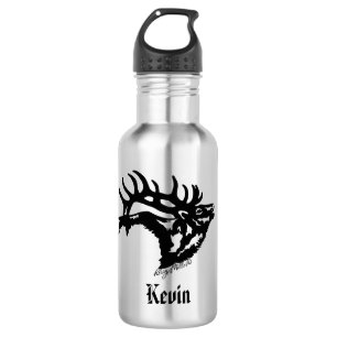 Botella de agua de acero inoxidable Bull Elk
