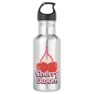 Botella de agua de acero inoxidable Cherry Bloom