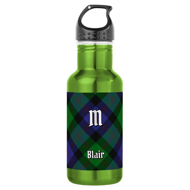 Botella de agua de acero inoxidable Clan Blair Tar (Anverso)