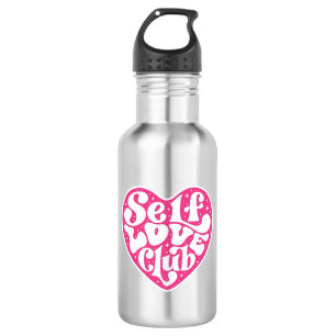 Botella de Agua de Acero Inoxidable Club de Amor P