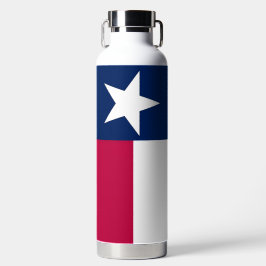 Botella de agua de acero inoxidable con bandera de