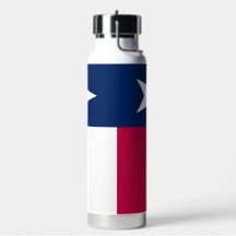Botella de agua de acero inoxidable con bandera de