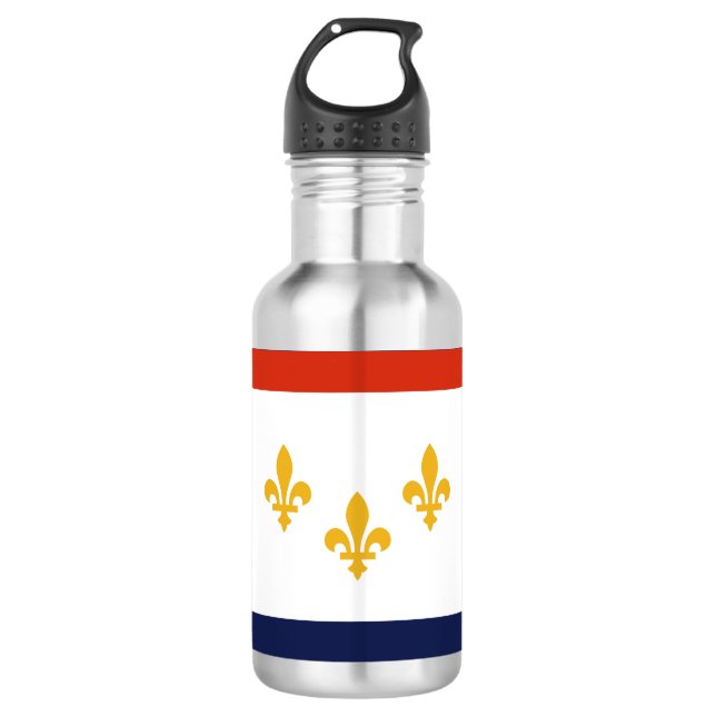 Botella de agua de acero inoxidable con la bandera (Anverso)