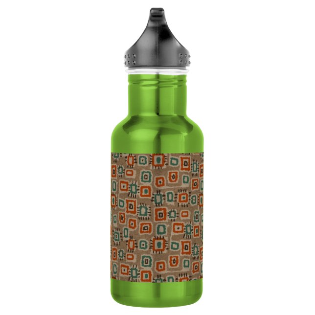 Botella de agua de acero inoxidable con parches de (Derecha)