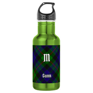 Botella de agua de acero inoxidable con tartán del