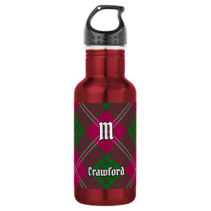 Botella de agua de acero inoxidable con tartán del