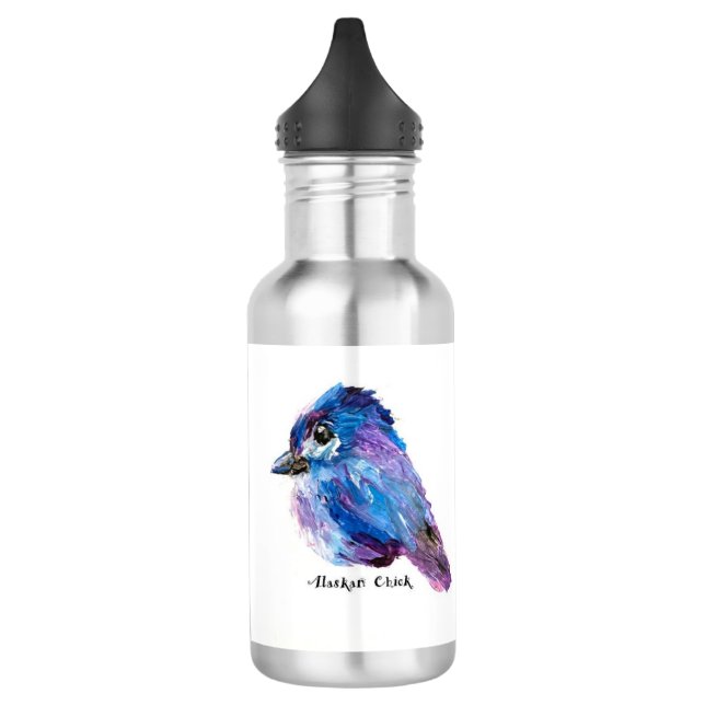 Botella de agua de acero inoxidable de pollo de Al (Izquierda)