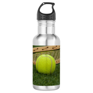 Botella de agua de acero inoxidable de tenis
