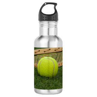 Botella de agua de acero inoxidable de tenis