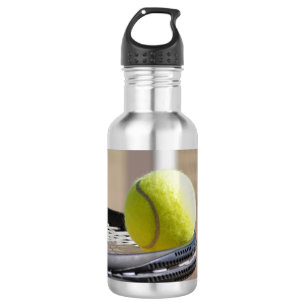 Botella de agua de acero inoxidable de tenis