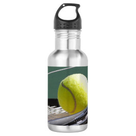 Botella de agua de acero inoxidable de tenis