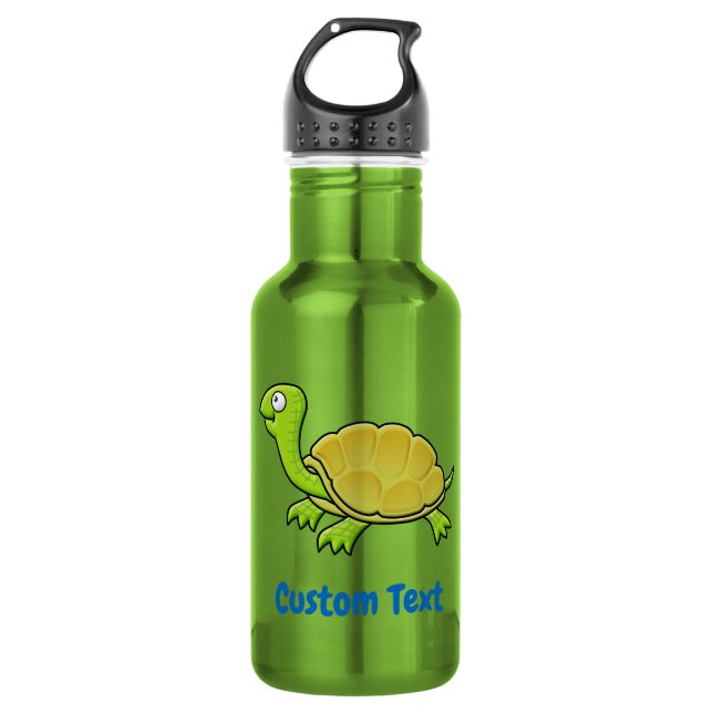 Botella de agua de acero inoxidable de tortuga de  (Anverso)
