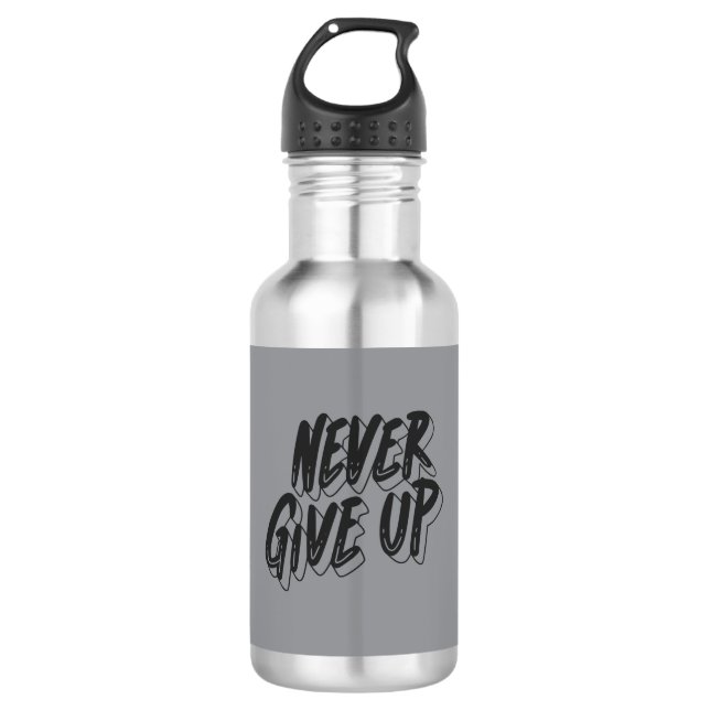 Botella de agua de acero inoxidable – Diseño motiv (Anverso)