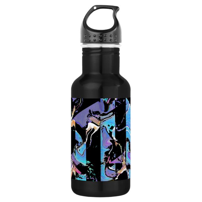 Botella de agua de acero inoxidable fea (Anverso)