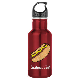 Botella de agua de acero inoxidable Hotdog