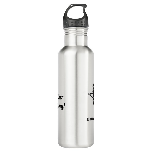 Botella de agua de acero inoxidable HulaMan (Anverso)