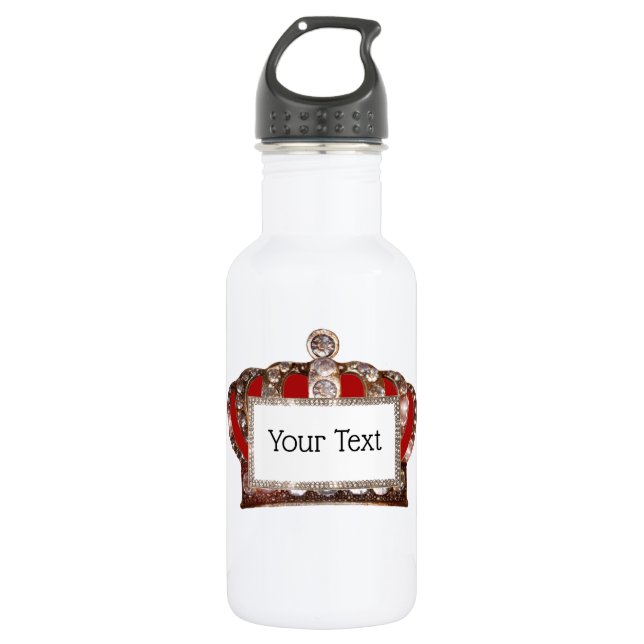 Botella de agua de acero inoxidable King (Anverso)