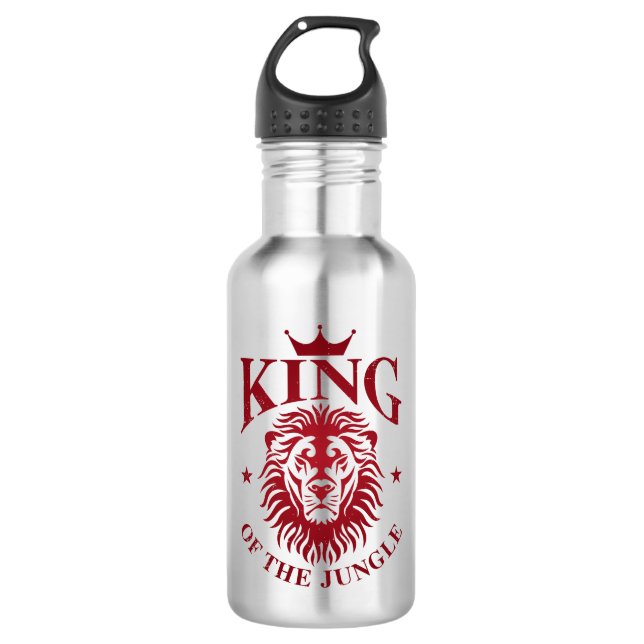 Botella de agua de acero inoxidable King Of The Ju (Anverso)