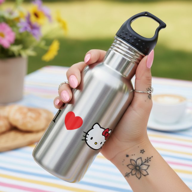 Botella de agua de acero inoxidable Kitty (Subido por el creador)