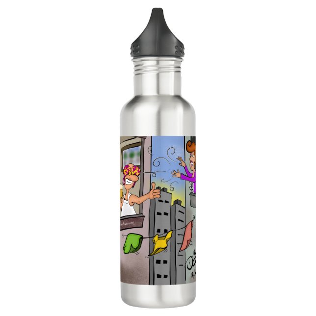 Botella de agua de acero inoxidable Oops (Izquierda)