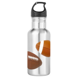 Botella de agua de acero inoxidable para el fútbol