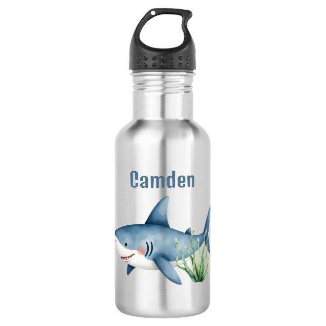 Botella de agua de acero inoxidable para niños Baj (Anverso)