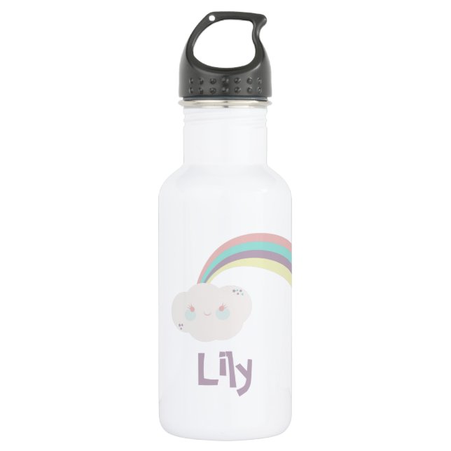 Botella de agua de acero inoxidable para niños Pas (Anverso)