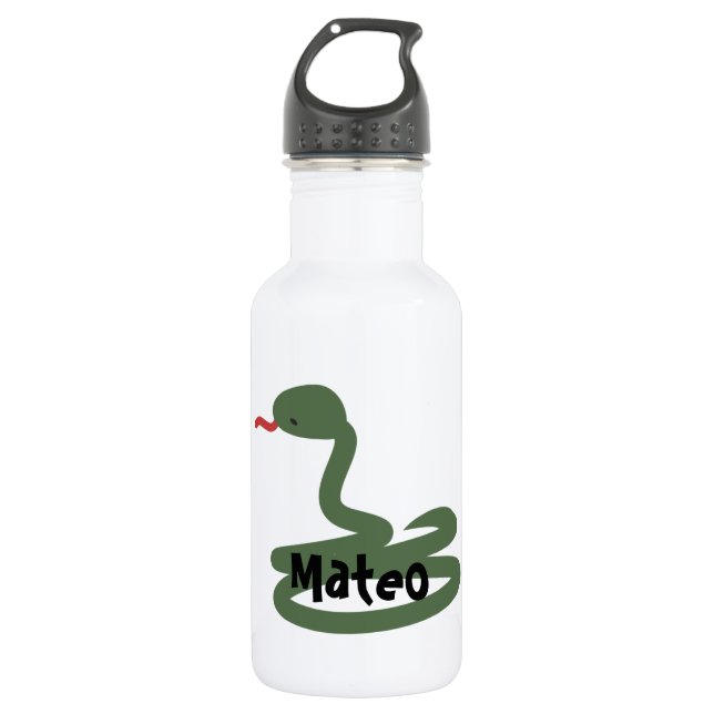 Botella de agua de acero inoxidable para niños ser (Anverso)