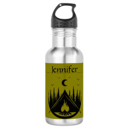 Botella de agua de acero inoxidable para senderism