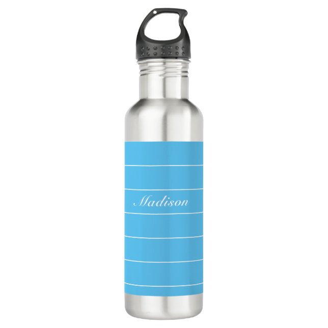 Botella de agua de acero inoxidable personalizada  (Anverso)