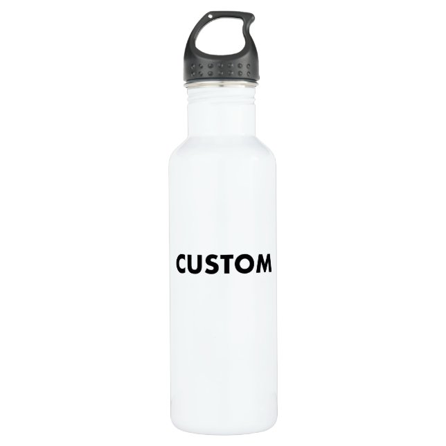 Botella de agua de acero inoxidable personalizada  (Anverso)