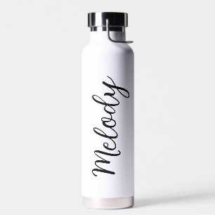 Botella de agua de acero inoxidable personalizada,