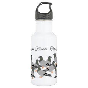 Botella de agua de acero inoxidable Pigeon Design