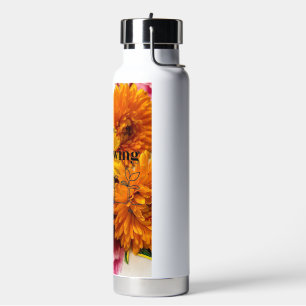 Botella de agua de acero inoxidable SFS con paja