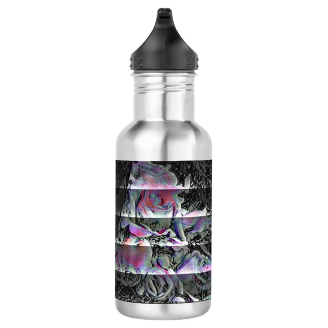 Botella de agua de acero inoxidable Techno Bouquet (Derecha)