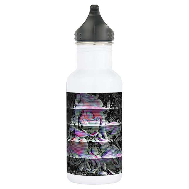 Botella de agua de acero inoxidable Techno Bouquet (Derecha)