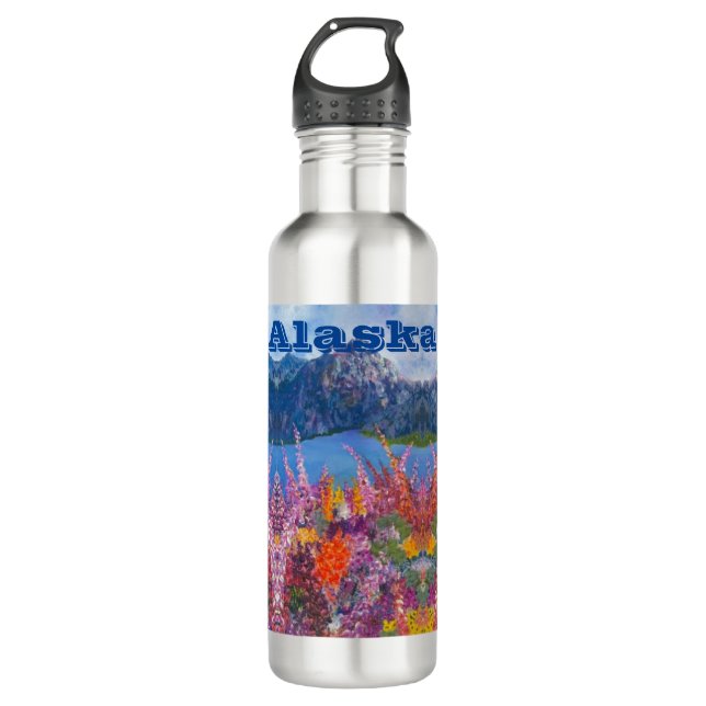 Botella de agua de Alaska Fireweed (Anverso)