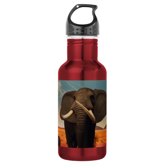 Botella de agua de aluminio majestuosa (Anverso)