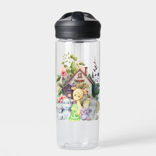Botella de agua de animales lindos