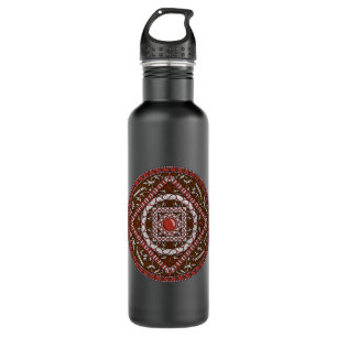 Botella de agua de Aries Mandala