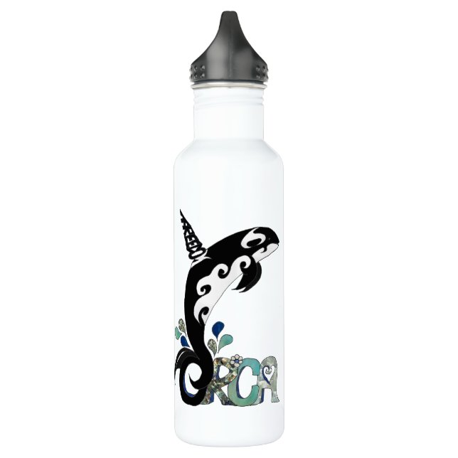 Botella de agua de Arte Orca Freedom (Izquierda)