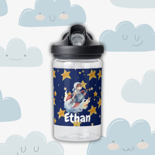 Botella de agua de aventura espacial personalizada