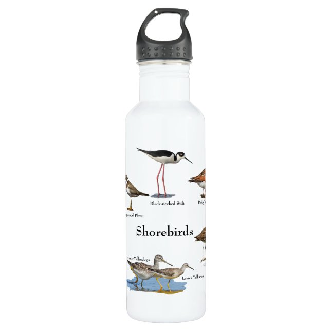 Botella de agua de aves cortas (Anverso)