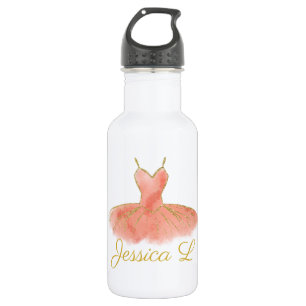 Botella de agua de baile de ballet personalizada