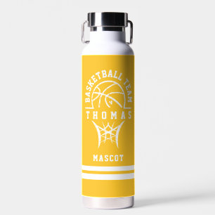 Botella de agua de baloncesto personalizada con el