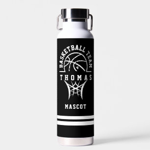 Botella de agua de baloncesto personalizada con el
